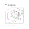 LG Part# ADC74347104 Complete Door Assembly - Genuine OEM