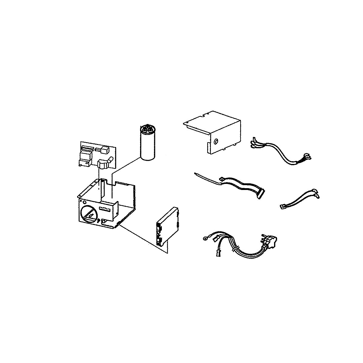 LG Part# ABQ75823202 Control Case Assembly - Genuine OEM