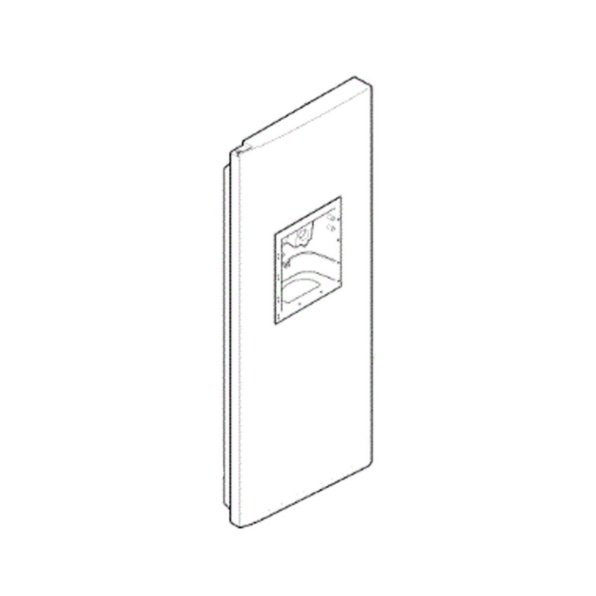 LG Part# ADD74296441 Door Assembly (Left) - Genuine OEM