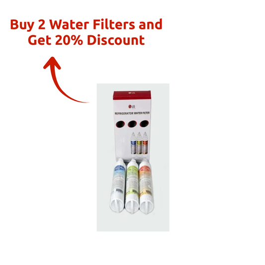 LG Part# ADQ73753313 Water Filter Assembly - Genuine (OEM) 3 Pack