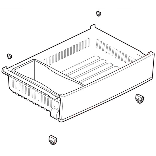 LG Part# AJP75234903 Drawer Tray Assembly - Genuine OEM