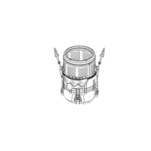 LG Part# AJQ75153802 Inner Tub Assembly - Genuine OEM