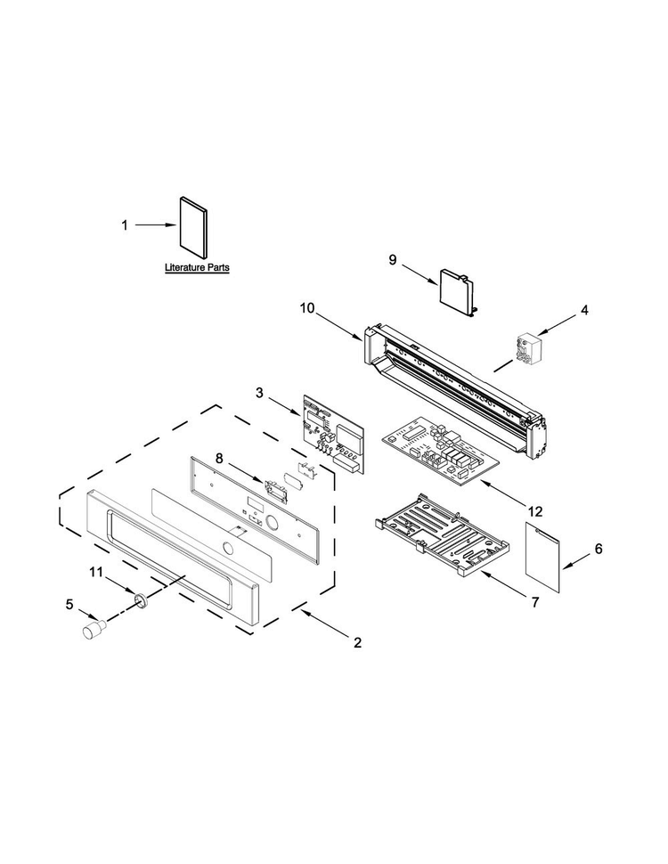 Whirlpool Part# WPW10660608 Electronic Control (OEM)