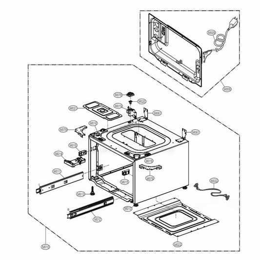 LG Part# MEG64900101 Lock Holder - Genuine OEM
