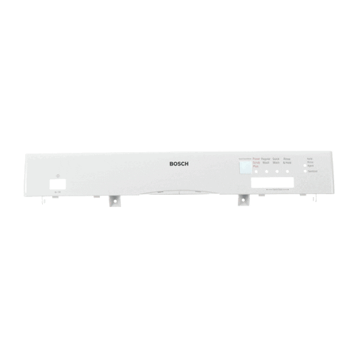 Bosch SHE43F02UC/48 Front Facia-Touchpad/Control Panel - White Genuine OEM