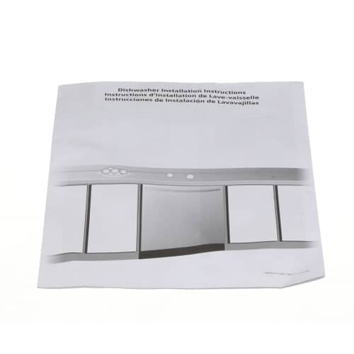 Bosch SHE65P05UC/59 Installation Instruction - Genuine OEM