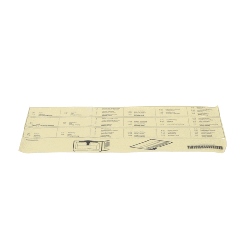 Bosch Part# 00636056 Sticker - Genuine OEM