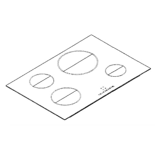 Bosch Part# 00770788 Ceramic Hob Top Glass (OEM)