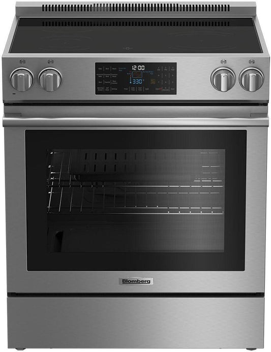 Blomberg 7732187927 30 inch slide-in electric range with 5.7 cu. Ft. capacity - Beru30420Css