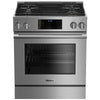 Blomberg 7732187981 30 inch Gas Range Exterior Width, Self Clean, Convection, 4 Burners, 5.7 cu. ft. Capacity, Storage Drawer - Bgr30420Css