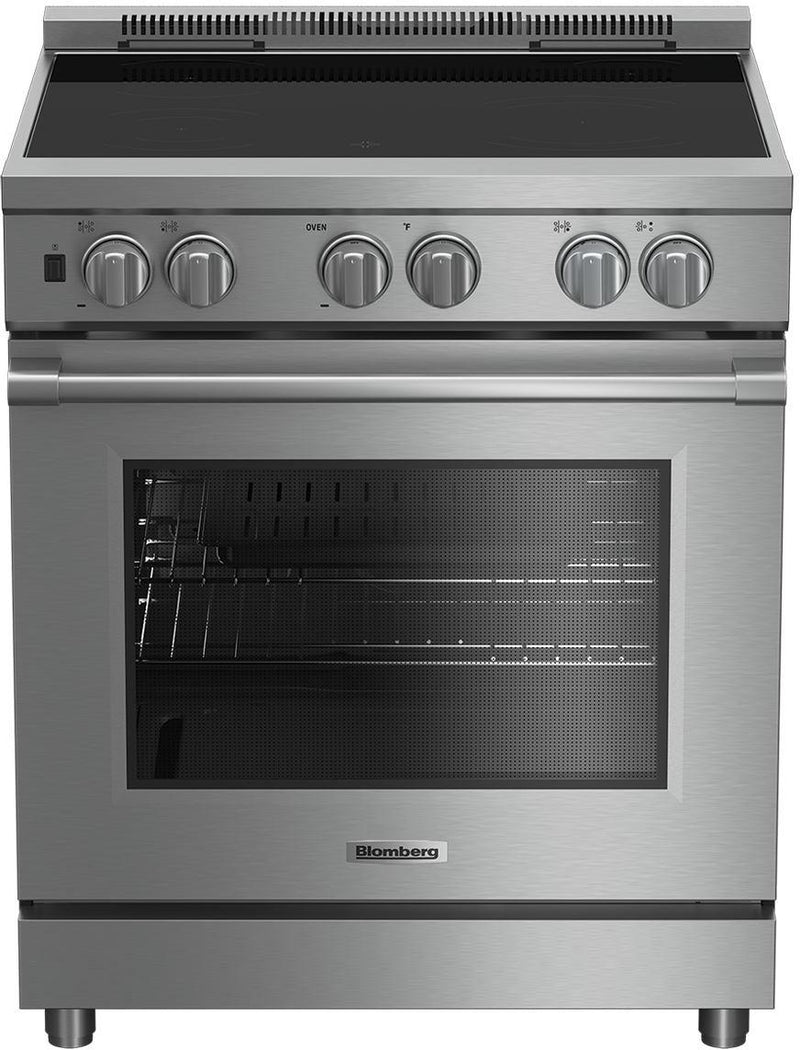 Blomberg 7732187923 30 inch professional induction range with industry leading 5.7 cu. Ft. oven capacity - Birp34450Css