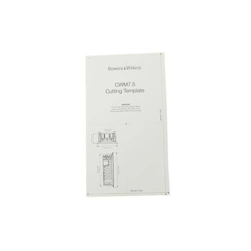 Bowers &Wilkins Cwm7.5 Cutout Template - TT75336