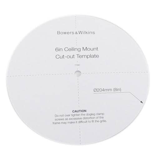 Bowers &Wilkins Ccm362 Cutout Template - TT75957