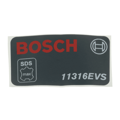 Bosch Part# 1611110892 Label - Genuine OEM