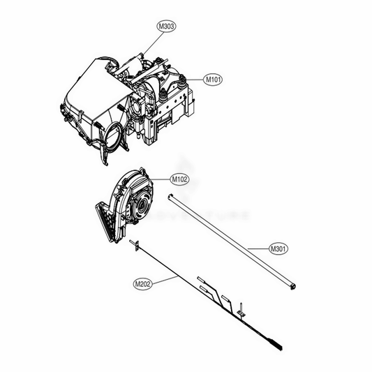 LG Part# AEM74692901 Drain Hose Assembly - Genuine OEM