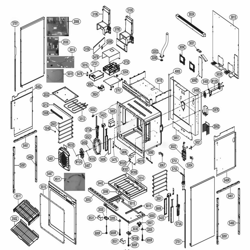 Lg Foot Assembly - MDP63806701