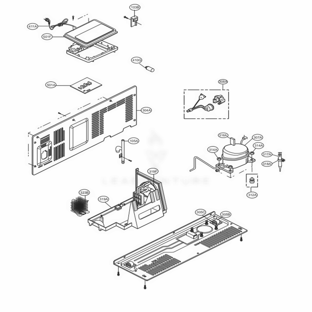 LG Part# EBR87145167 Electronic Control Board - Genuine OEM