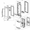 LG Part# ADD73536442 Door Assembly - Genuine OEM