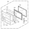 LG Part# ADC75065706 Full Door Assembly - Genuine OEM