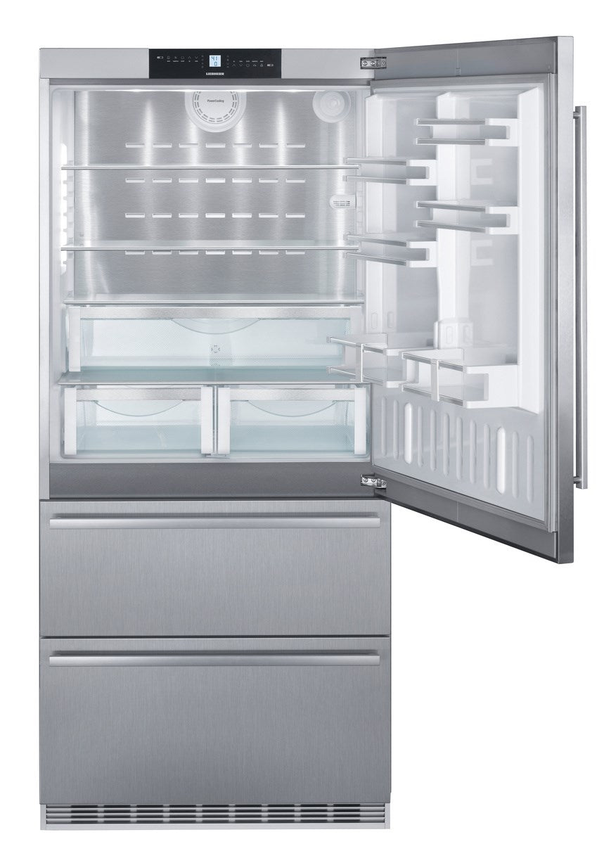 Liebherr CS2080 36 Inch Counter Depth Bottom-Freezer Refrigerator with Automatic Ice Maker