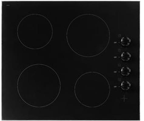 Blomberg 7735687901 24 Inch Smooth top Electric Cooktop with 4 Heating Zones, Residual Heat Indicator Lights - Cte24400