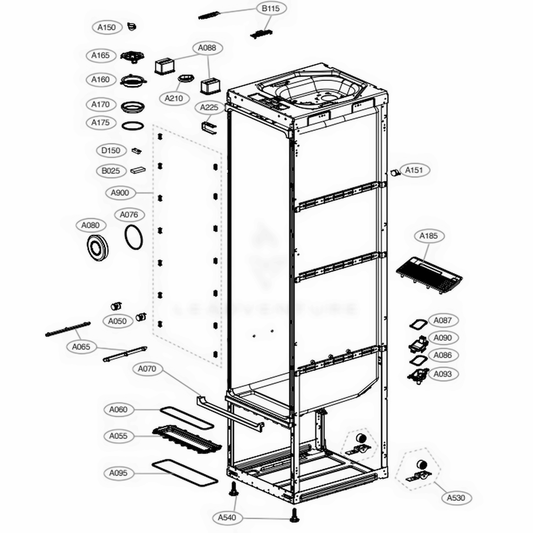 LG Part# MEA63510101 Water Guide - Genuine OEM