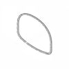 Speed Queen Part# D516510WP Solid Door Assembly - Genuine OEM