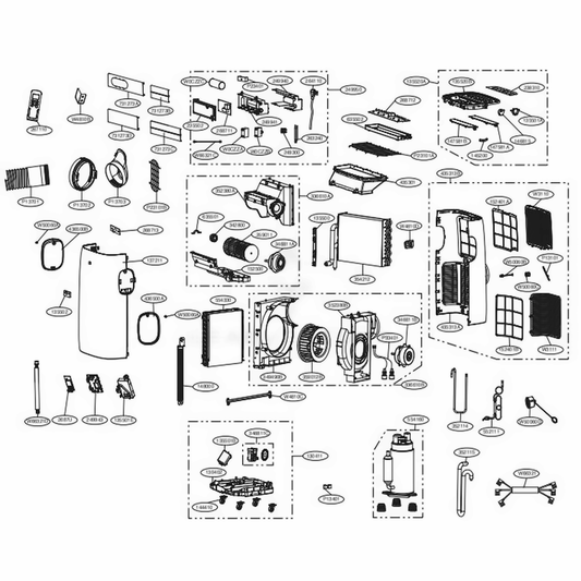 LG Part# COV36133140 Outsourcing Cross Flow Fan Assembly - Genuine OEM