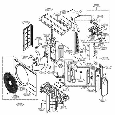 LG Discharge Grille - MDX61846204