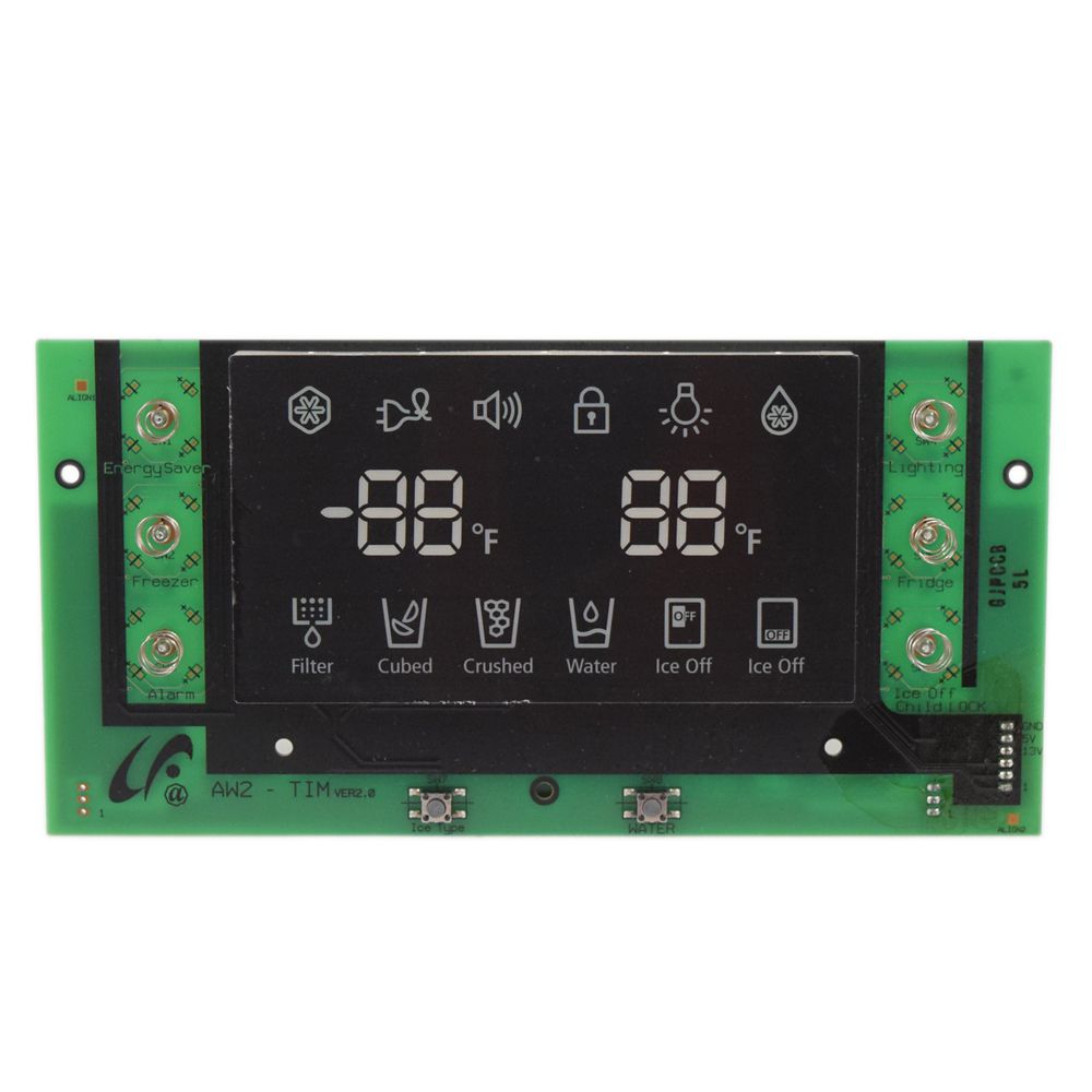 Samsung Refrigerator Dispenser Display Control Board RFG238AARS/XAA