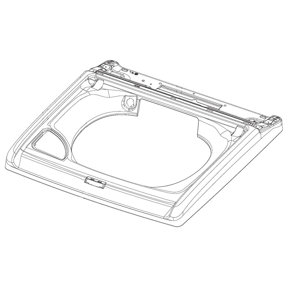 Samsung Part# DC63-01418G Top Cover Panel -  White OEM