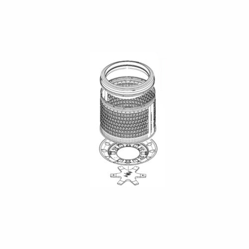 Samsung Washing Machine Spin Basket Assembly WA50R5400AV/US-03