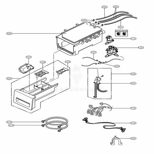 LG Part# AGL55862165 Drawer Assembly - Genuine OEM