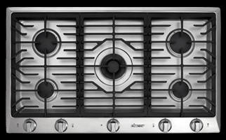 Dacor DCT365S/NG/H 36 Inch Gas Cooktop with 5 Sealed Burners