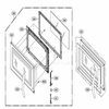 LG Part# ADC73028312 Door Assembly - Genuine OEM