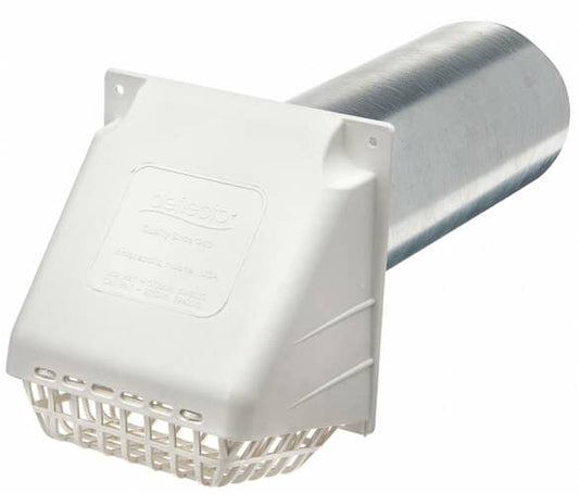 Deflecto Part# RVHAW4 Wide Mouth Vent Hood (OEM) 4 Inch White