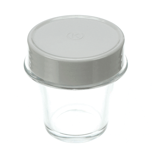 Delonghi Mill Jar Lid Glass (Grey) - KW714808