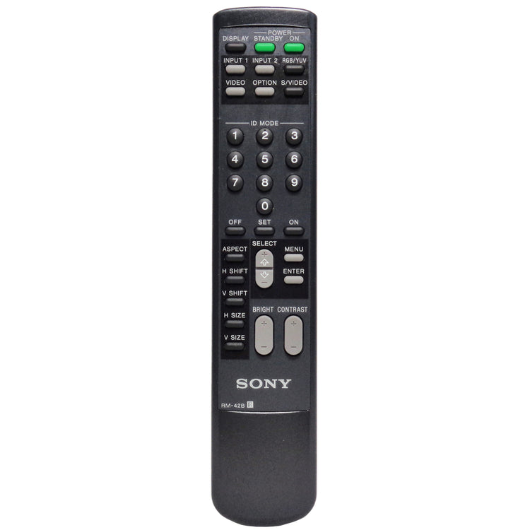 Sony Remote Control (Rm-42B) - 1-476-545-12