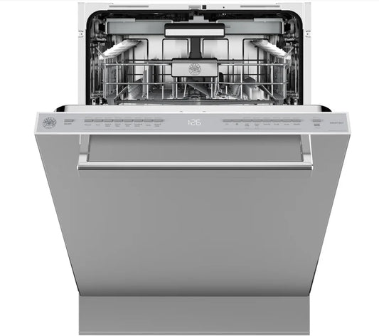 Bertazzoni DW24T3IXT 24 Inch Fully Integrated Built-In Dishwasher with 16 Place Setting Capacity