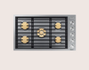 Dacor DTG36M955FS/DA  36-Inch Gas Cooktop Contemporary Silver Stainless Natural Gas Liquid Propane