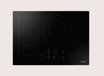 Dacor DTI30P876BB/DA  30-Inch Induction Cooktop Frameless Transitional Black Glass