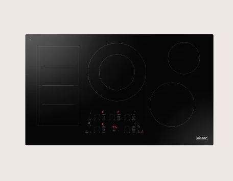 Dacor DTI36P876BB/DA  36-Inch Induction Cooktop Frameless Transitional Black Glass