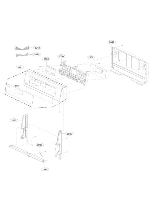 LG Part# ACQ76214704 Poise Cover Assembly - Genuine OEM