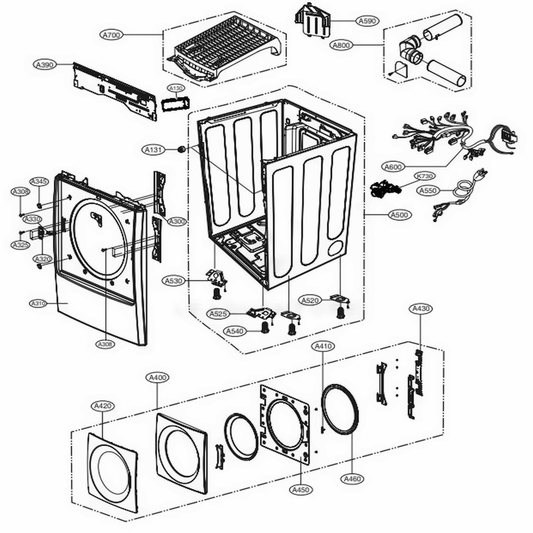 LG Part# EBR83258910 Main PCB Assembly - Genuine OEM