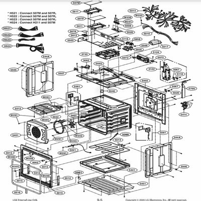 LG Part# AEG74450004 Heater Assembly - Genuine OEM