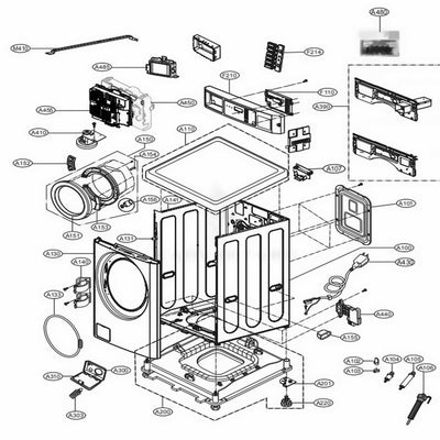 LG Part# EBR83442801 Power Control Board Display Assembly - Genuine OEM