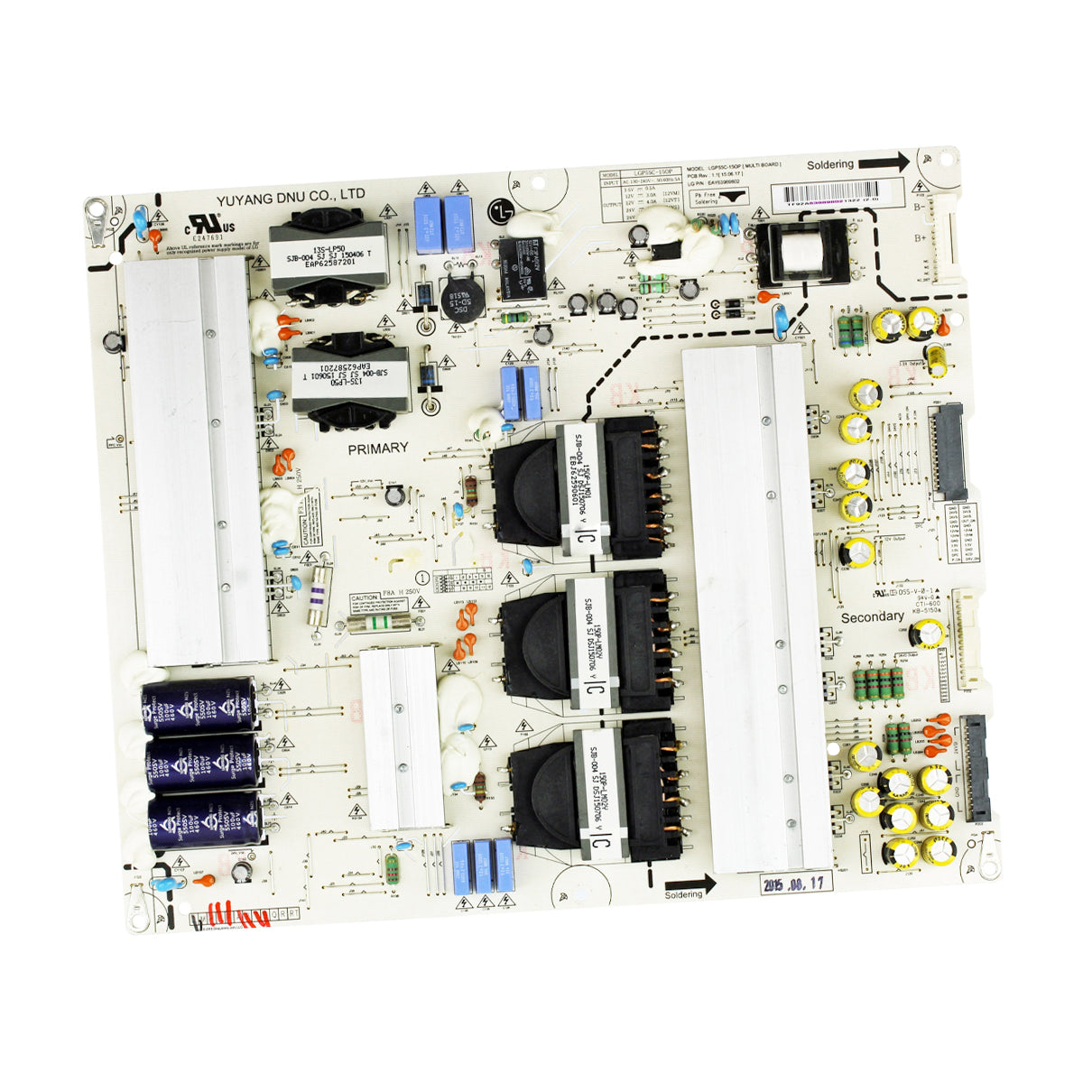 LG Part# EAY63989802 Power Supply Board - Genuine OEM