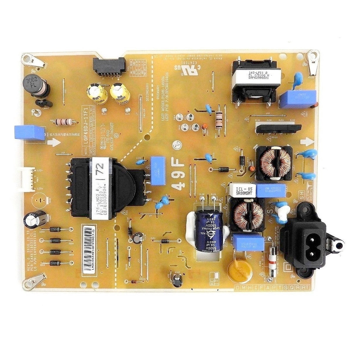 LG Part# EAY64491401 Power Control Board - Genuine OEM