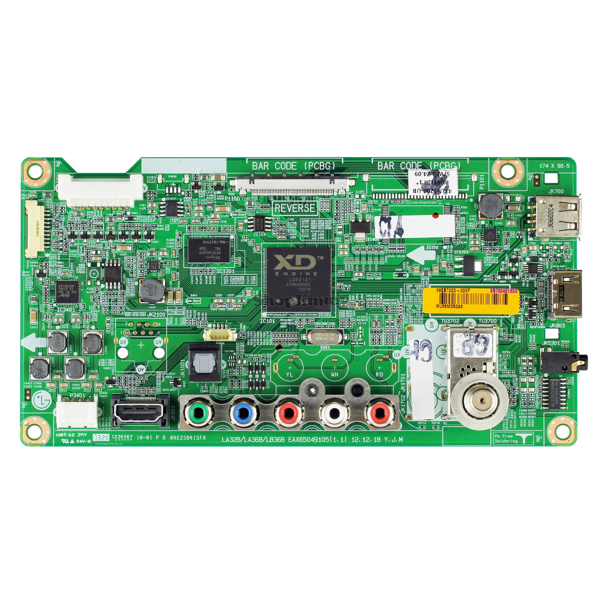LG Part# EBT62421329 Electronic Power Control Board - Genuine OEM