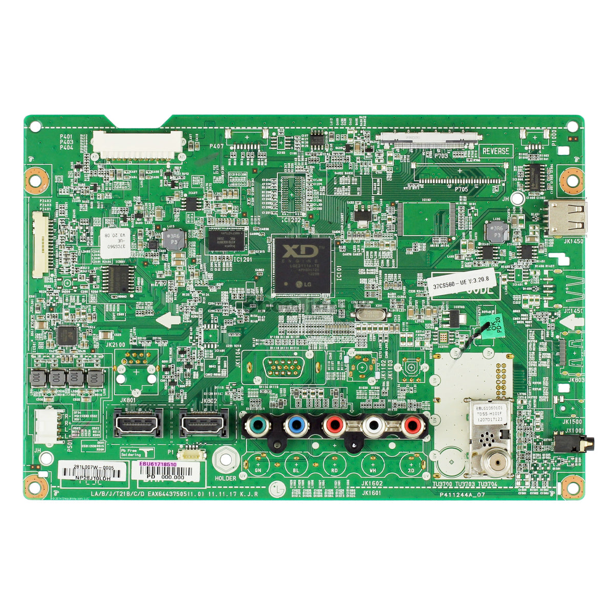 LG Part# EBU65660501 Control Panel - Genuine OEM